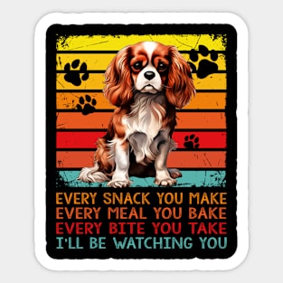 Majestic Cavalier King Charles Ensemble Reign Supreme Sticker